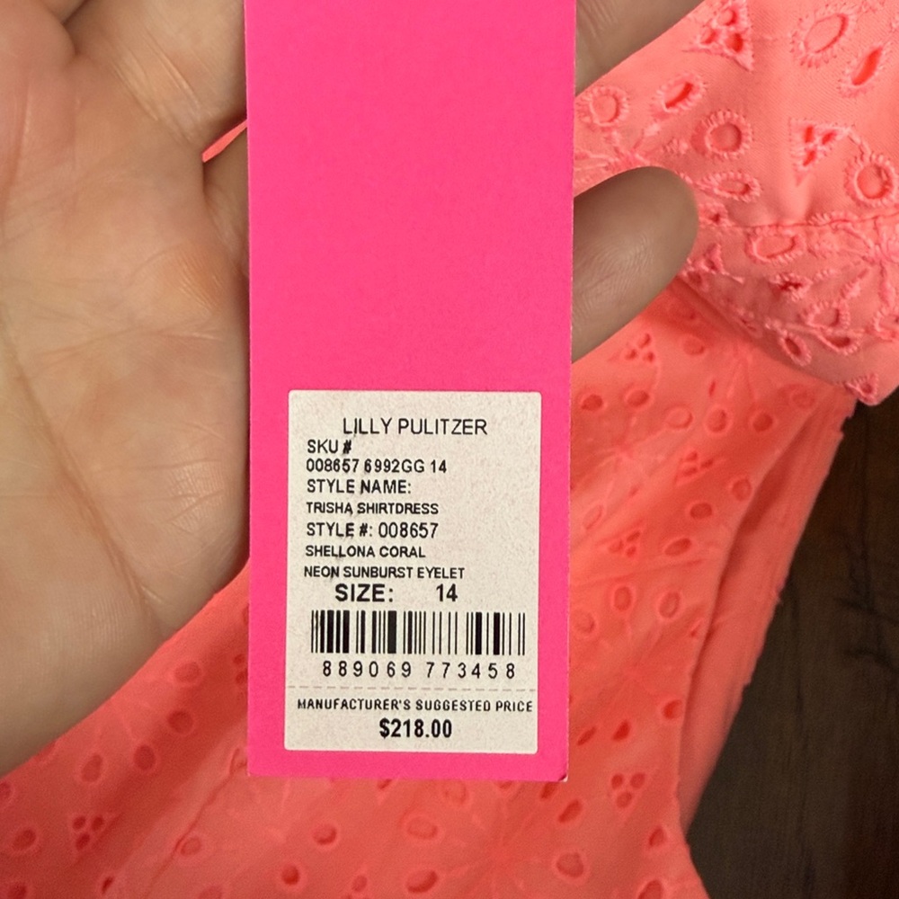 NWT Lilly Pulitzer Trishna Shirtdress with Belt - Picture 14 of 14